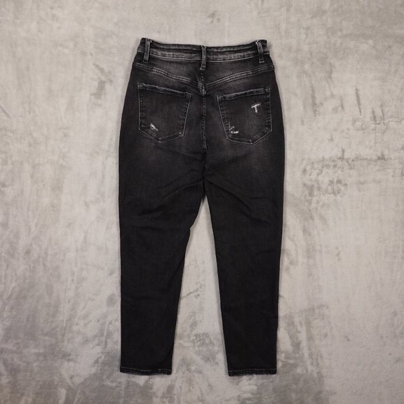 VERVET Jeans Remi High Rise Distressed Women's Size 27 Black - Picture 9 of 12